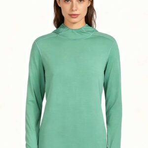 WOOLOUTDOORS - Merino Wool Outdoor Apparel & Base Layers Merino Wool Long Sleeve T-Shirt - Sage Green