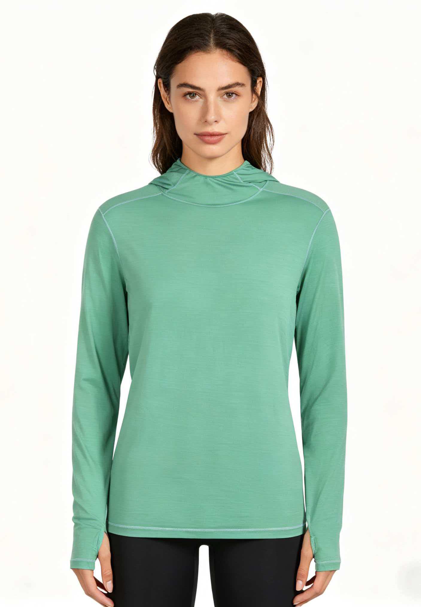 微信图片_20260427195307_93_345 Merino Wool Long Sleeve T-Shirt - Sage Green